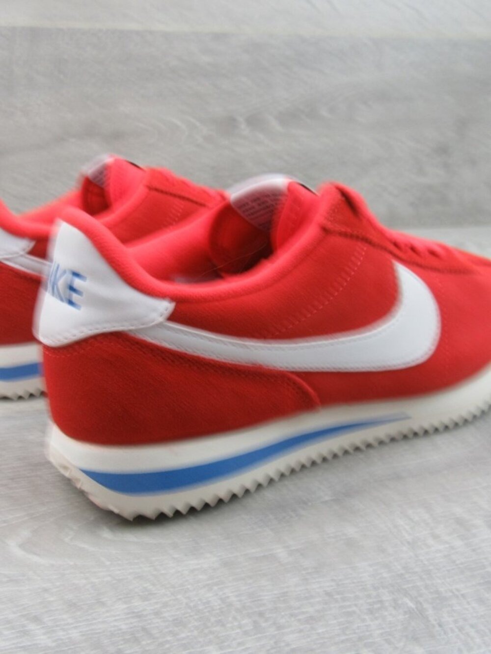 Nike Cortez Women's Size 7 Crimson Red Blue Sail White Sneakers NEW - Picture 7 of 13